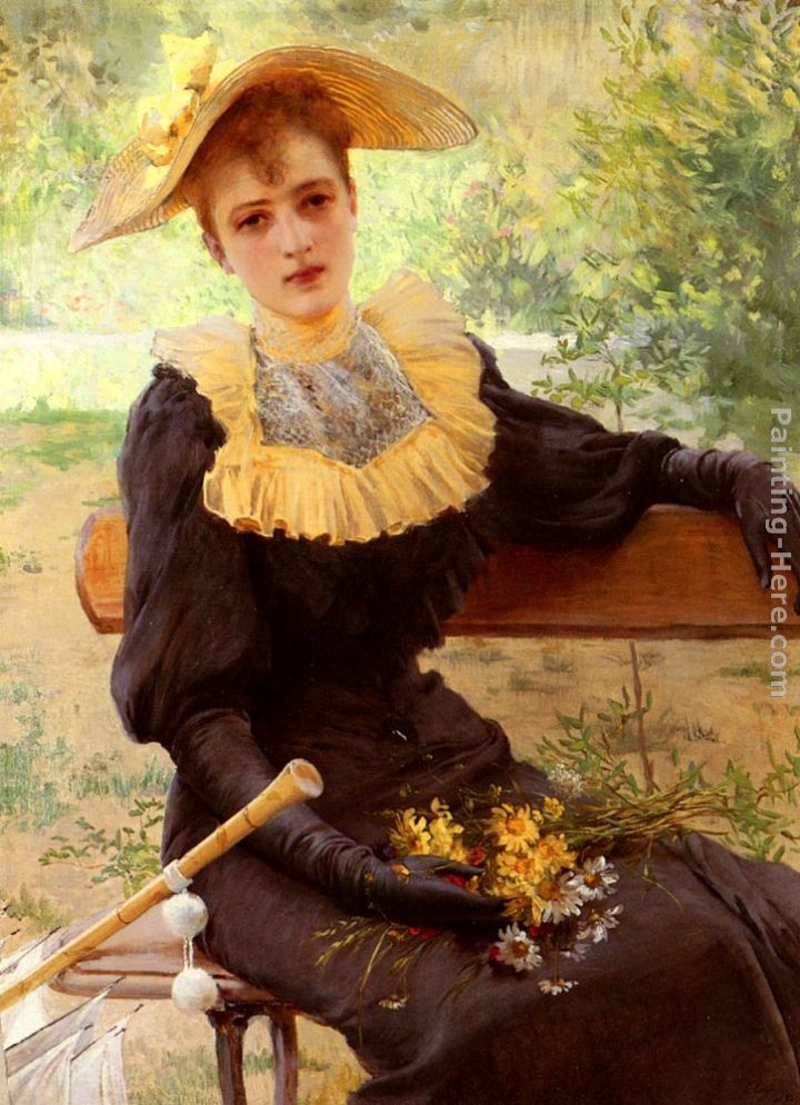 Vittorio Matteo Corcos In The Garden